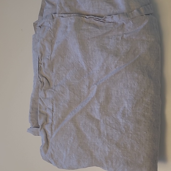 Pottery Barn Linen Crib Skirt - Picture 2 of 5